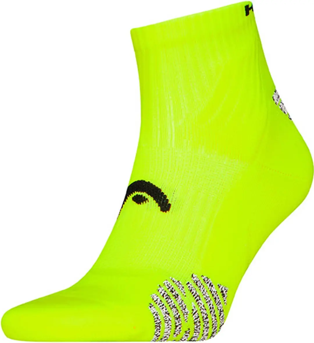 HEAD unisex performance quartersokken padel neon geel