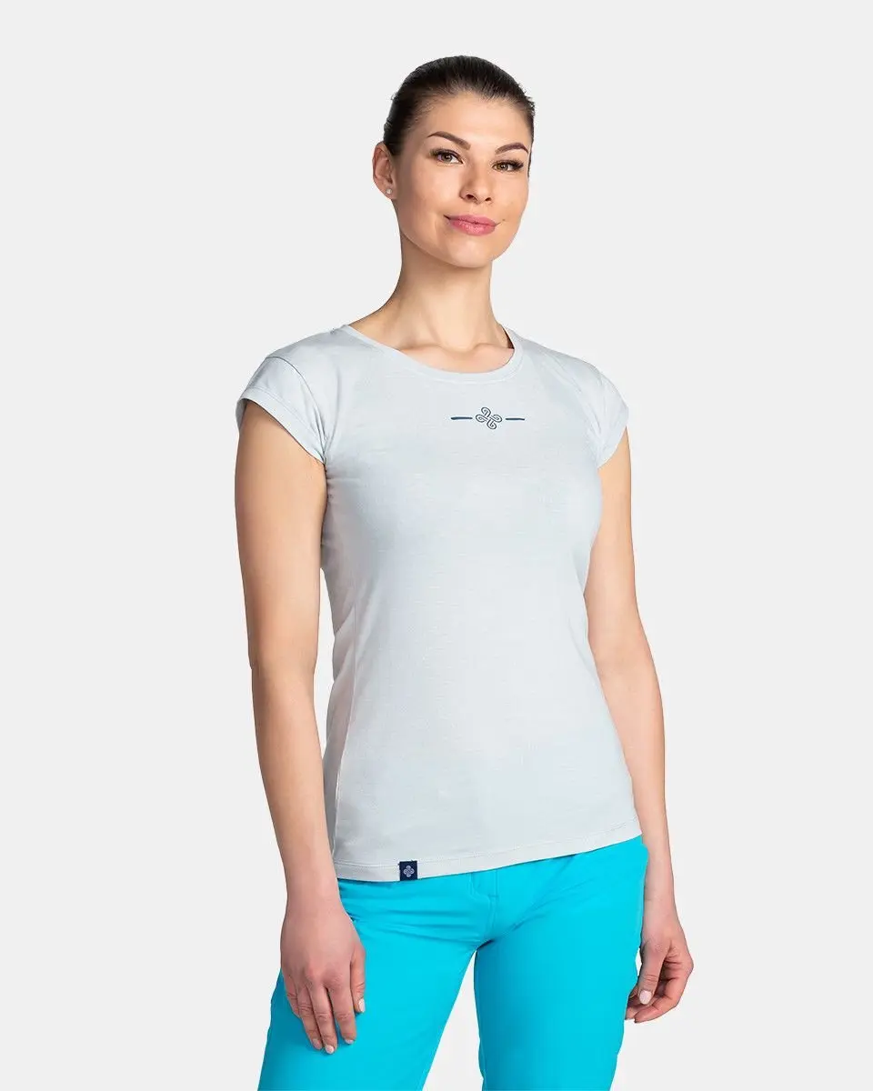 Kilpi Los T-shirt Met Korte Mouwen Blauw 36 Vrouw