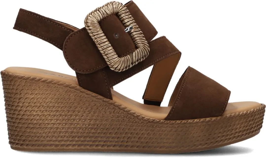 Gabor 771 Sandalen - Met Sleehak - Dames - Bruin - Maat 37