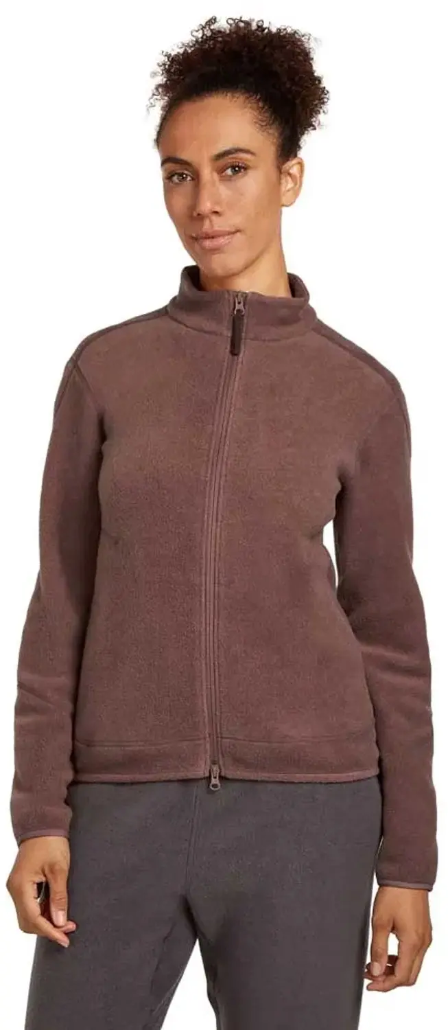 Icebreaker Merino Blend 800 Realfleece™ Classic Pile Sweatshirt Met Rits Bruin