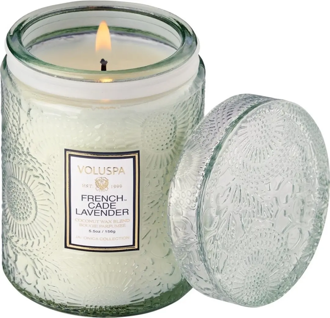 Voluspa Japonica French Cade & Lavender Geurkaars - 156g - afbeelding 2 van 2