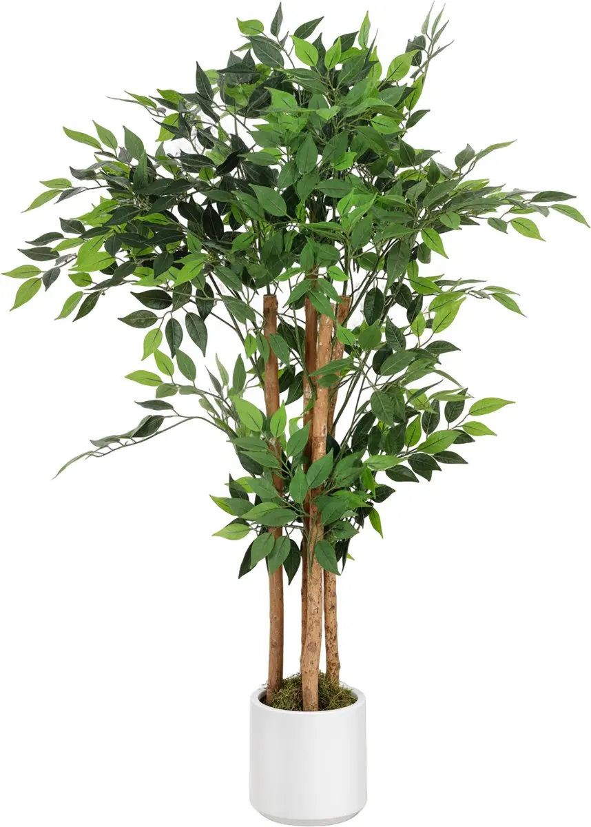HOMCOM Artificial Plants-Kunststoff-55L x 55B x 120H cm-Grün