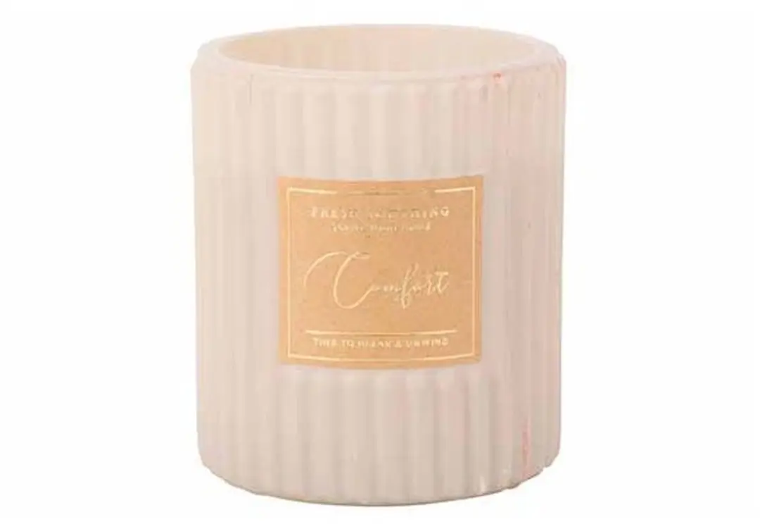 Geurkaars Relax And Unwind Creme 8x8xh9c M Glas