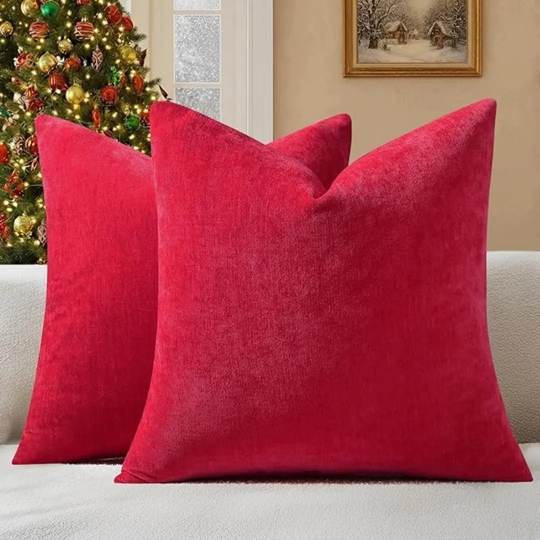 Set van 2 Decoratieve Kussenhoezen 50x50 cm