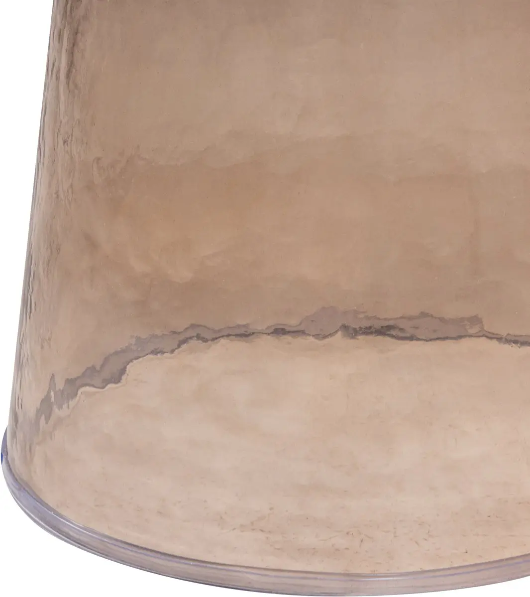 WOOOD Loma Bijzettafel Glas Bruin 40cm - afbeelding 4 van 4