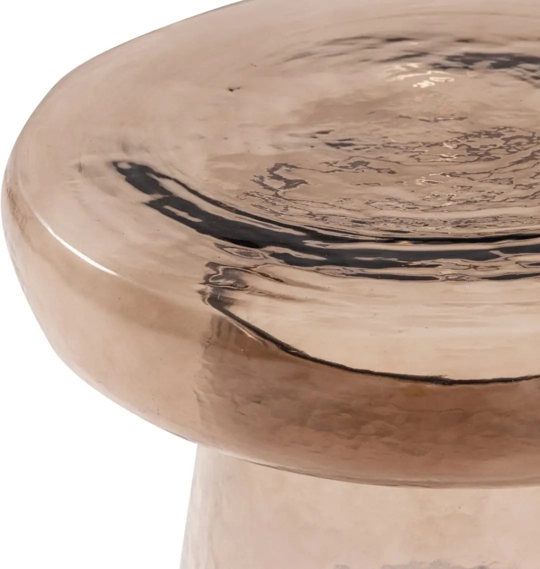 WOOOD Loma Bijzettafel Glas Bruin 40cm - afbeelding 3 van 4
