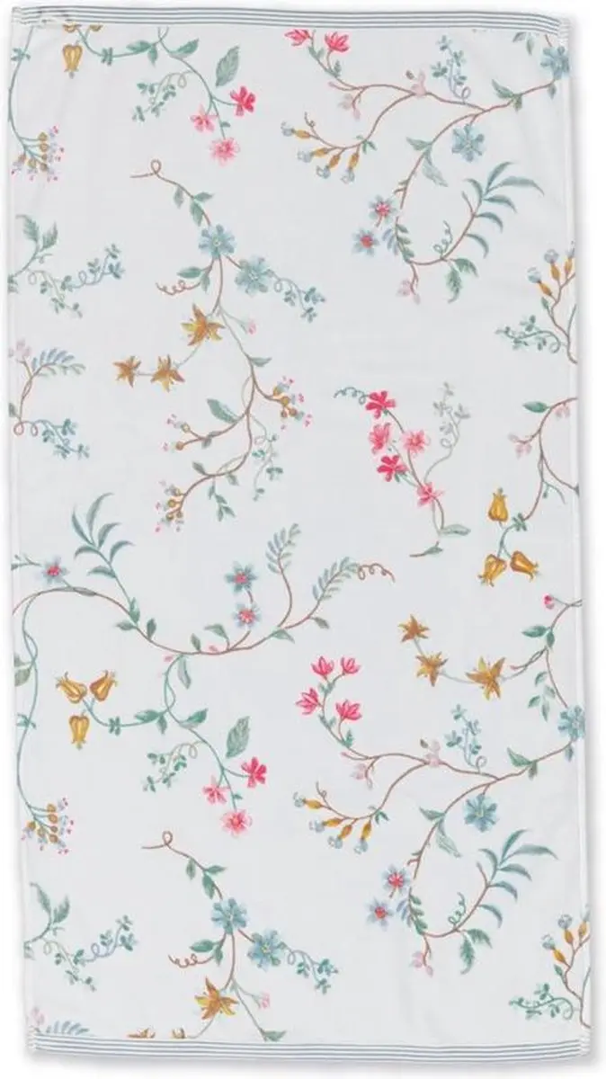 Pip Studio Les Fleurs Washand 16x22cm - Wit - afbeelding 5 van 5
