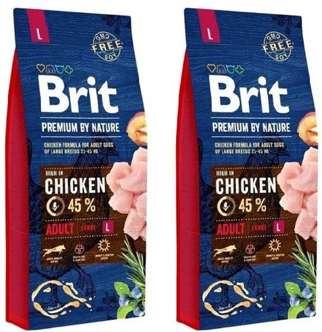 Brit Premium Adult Large Kip 2x15kg