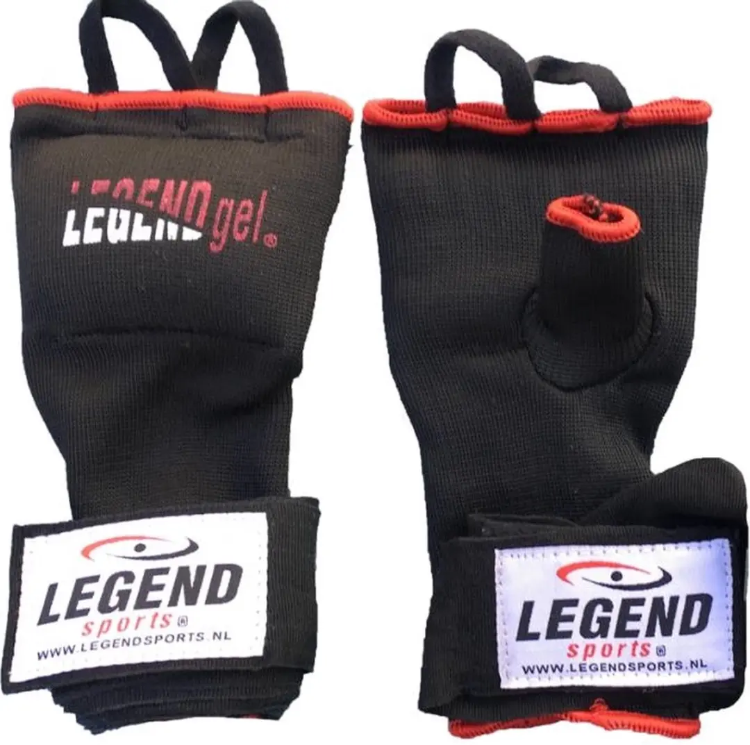 Legend Sports Binnenhandschoenen Gel Easy Unisex Zwart Maat Xs