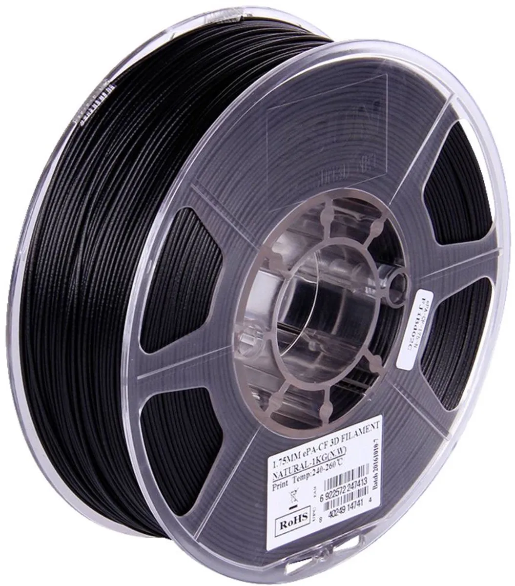 ESUN ePA-CF Filament PLA Carbon 1.75mm 1kg - Hittebestendig