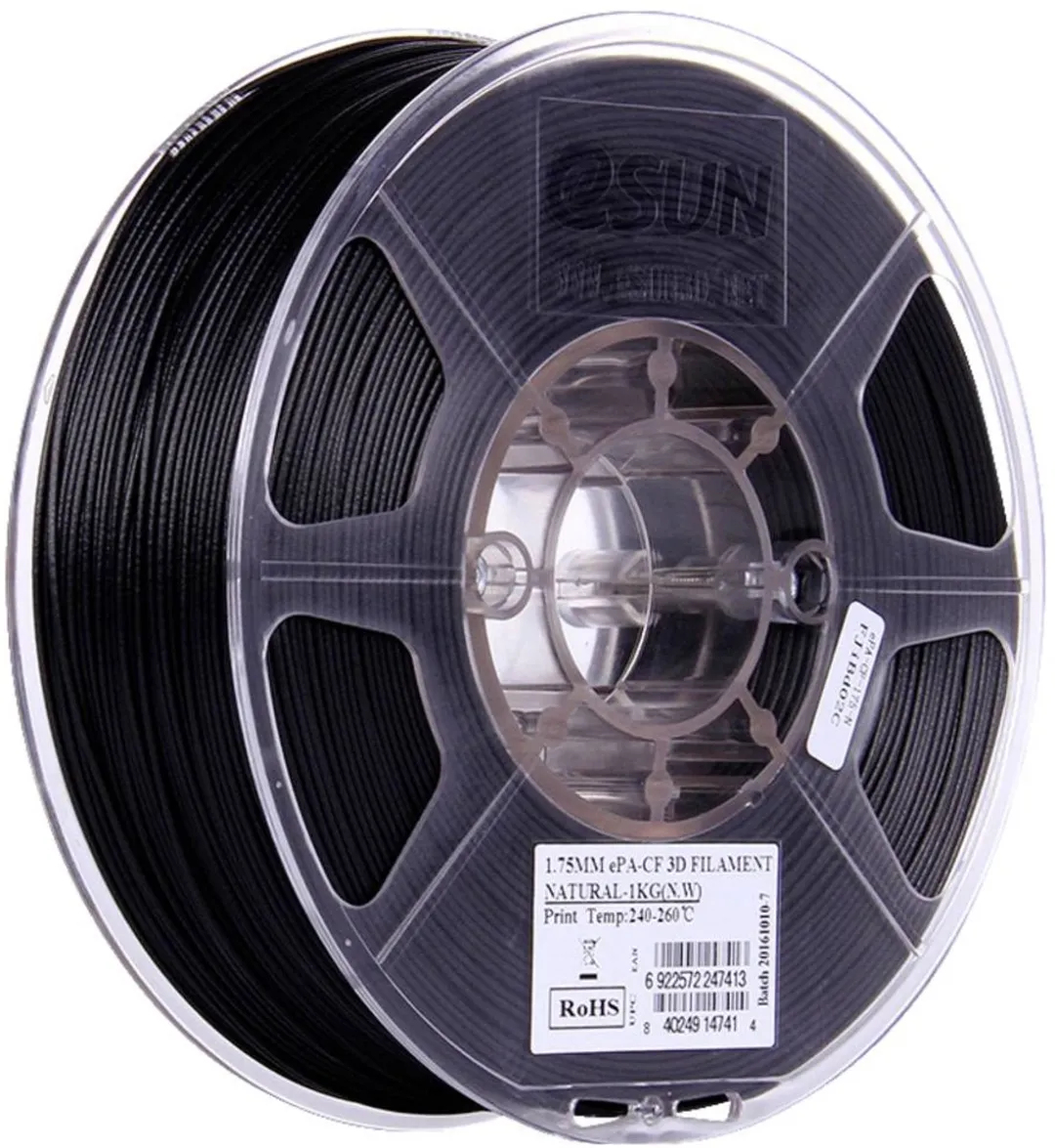 ESUN ePA-CF Filament PLA Carbon 1.75mm 1kg - Hittebestendig