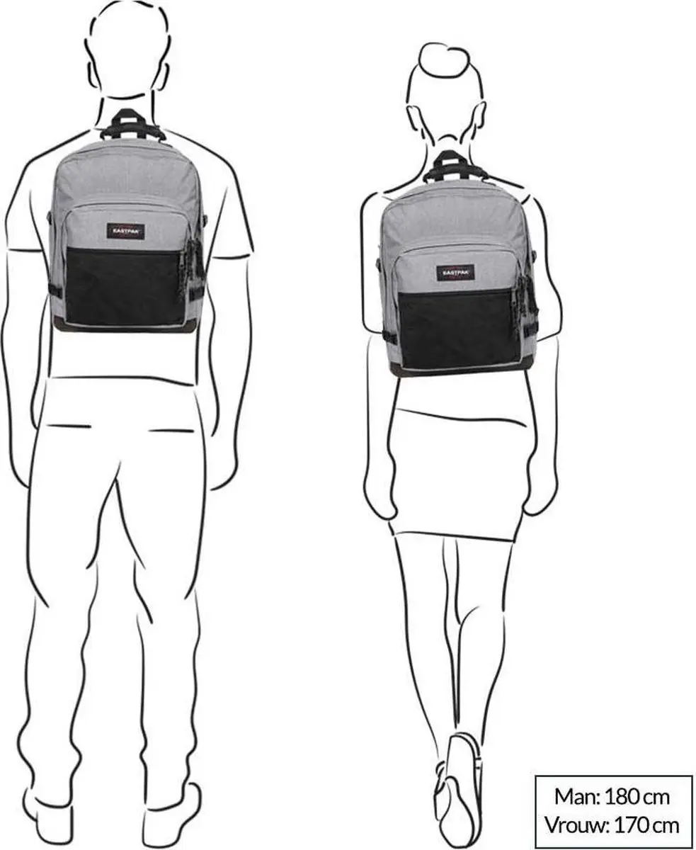 Eastpak Ultimate Rugzak 42L - Black Denim - afbeelding 3 van 6