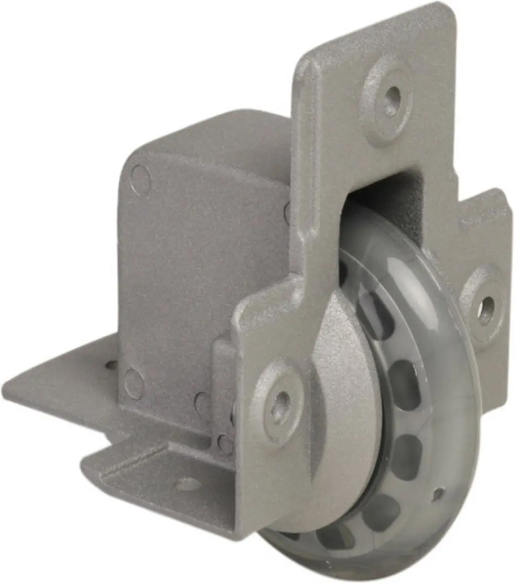 Adam Hall 37551 S Kanteneinbaurolle mit weichem Rad 75 mm