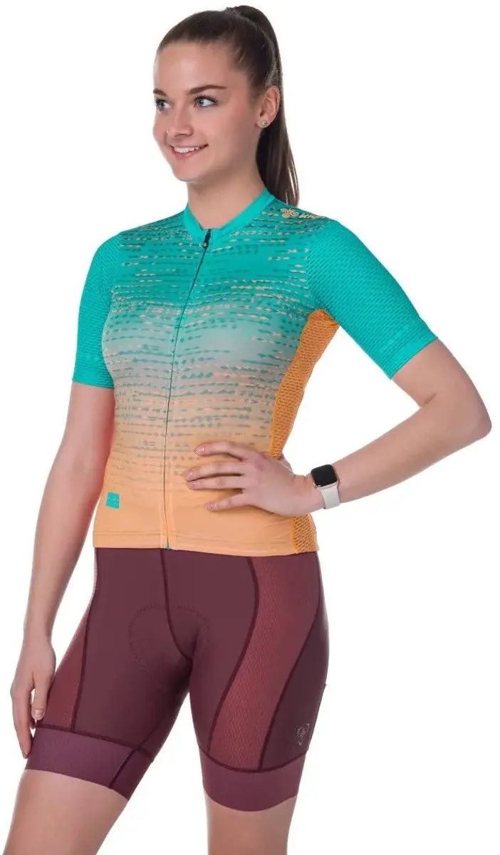 Kilpi Ritael Dames Fietstrui - Turquoise - afbeelding 5 van 5