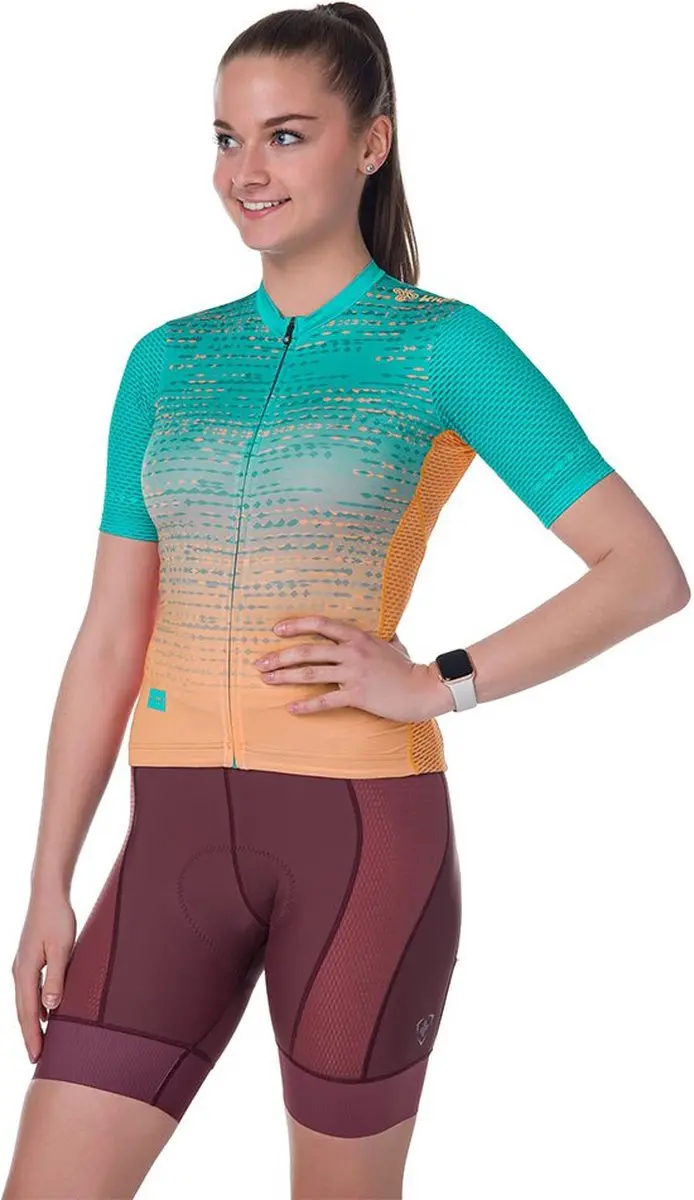 Kilpi Ritael Dames Fietstrui - Turquoise - afbeelding 4 van 5