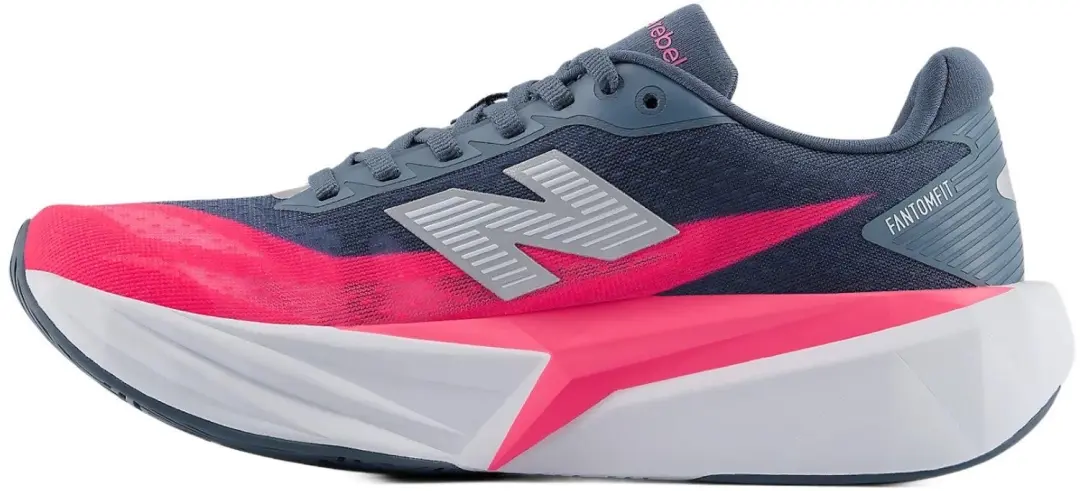 New Balance FuelCell Rebel v5 Hardloopschoenen Dames - Blauw/Roze - afbeelding 2 van 6