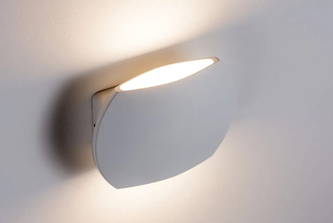 Paulmann LED Wandlamp Bocca 2x280lm 2700K - Wit - afbeelding 4 van 6