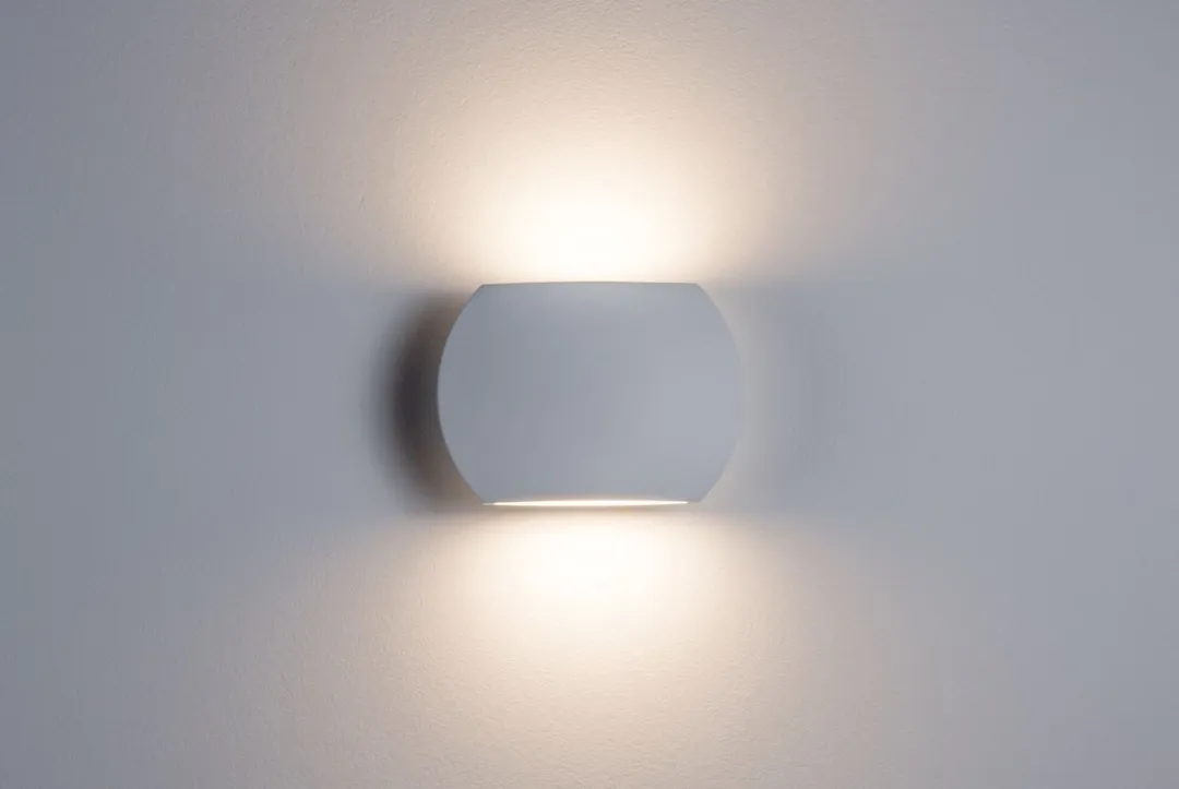 Paulmann LED Wandlamp Bocca 2x280lm 2700K - Wit - afbeelding 3 van 6