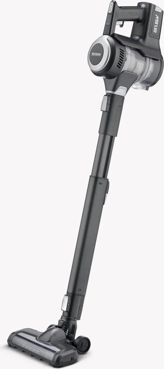 Severin HV 7155 2-in-1 Hand- en Steelstofzuiger - 21.6V - 0.65L - Zwart/Grijs