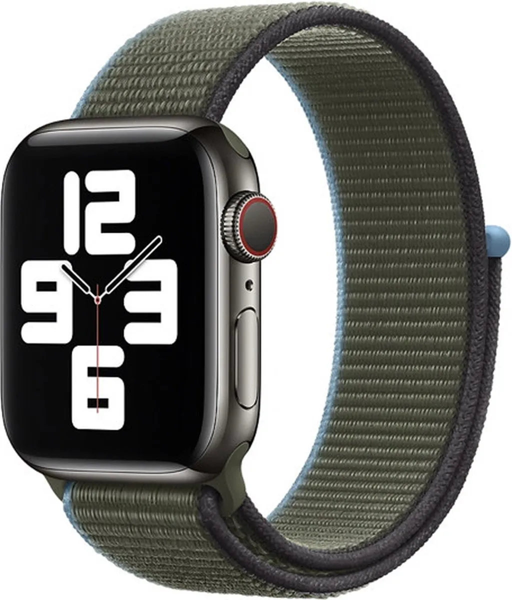 Apple Watch Geweven Sport Loop 40mm - Groen