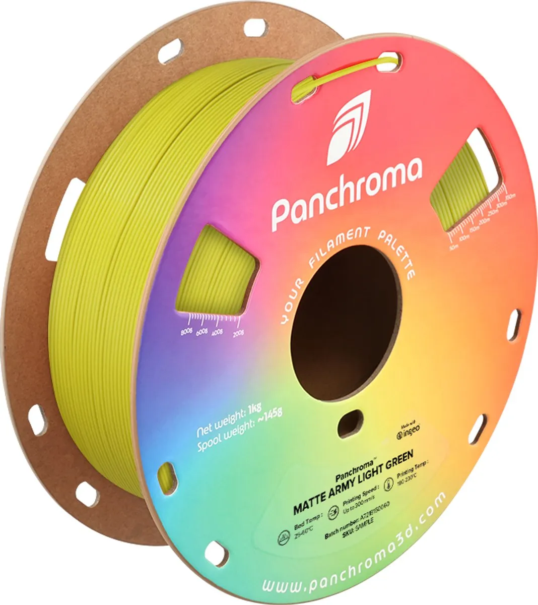 Polymaker PolyTerra PLA Matte Army Light Green 1,75mm