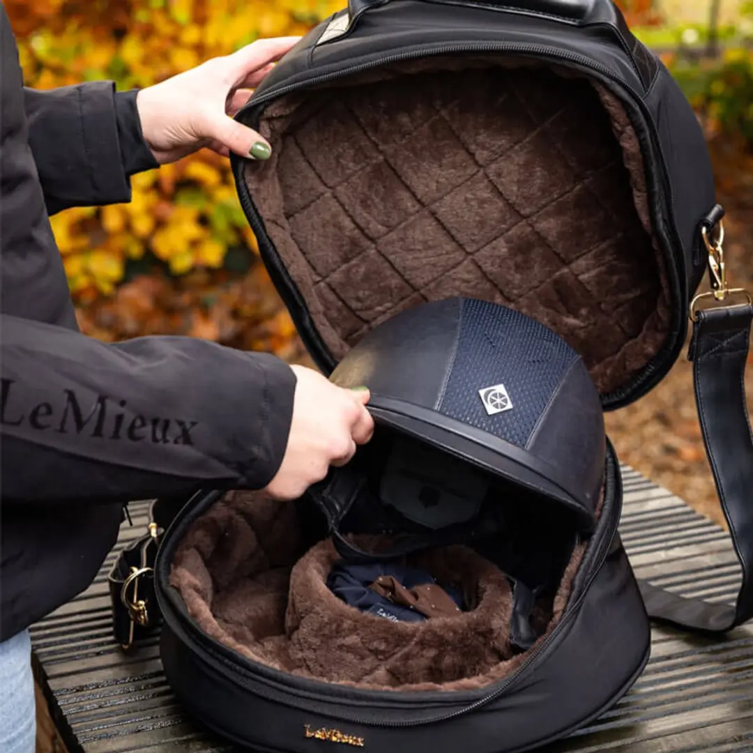 LeMieux Luxe Ruiterhelmtas - Zwart - afbeelding 3 van 6