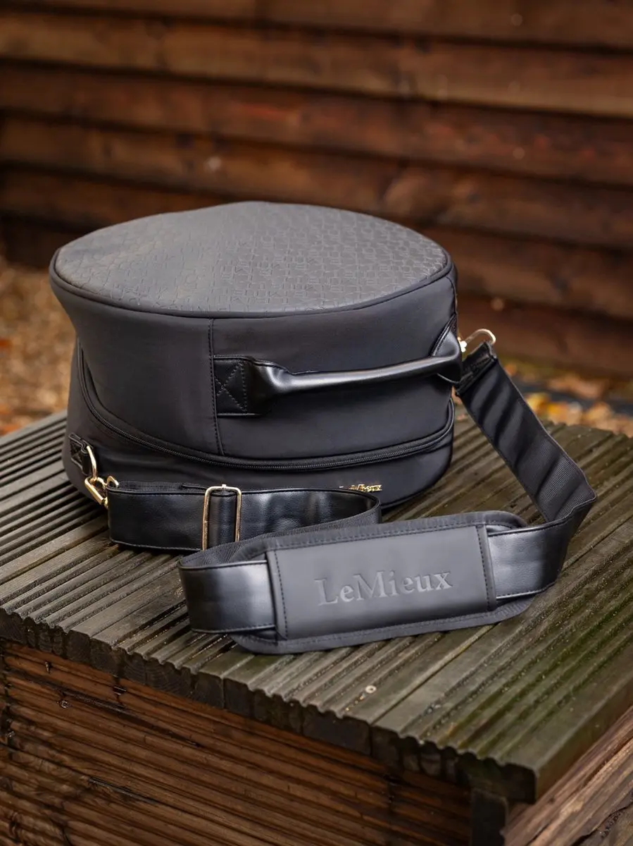 LeMieux Luxe Ruiterhelmtas - Zwart - afbeelding 6 van 6