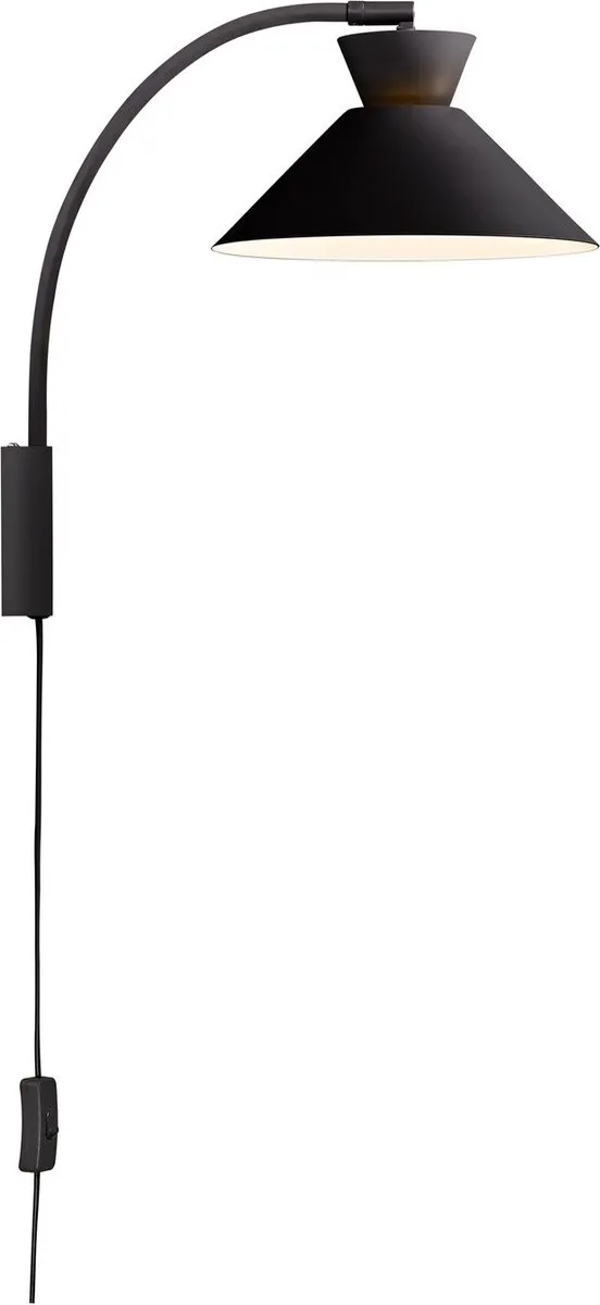 Nordlux Dial Wandlamp E27 - Ø25cm - Zwart