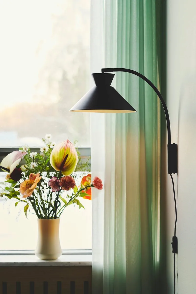 Nordlux Dial Wandlamp E27 - Ø25cm - Zwart