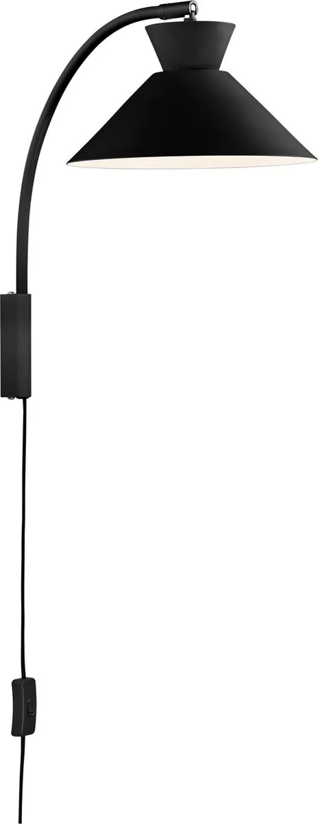Nordlux Dial Wandlamp E27 - Ø25cm - Zwart