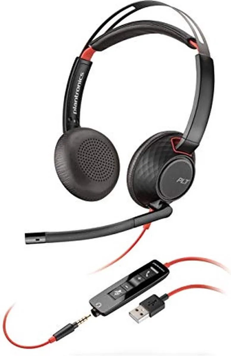 Poly BLACKWIRE C5220 USB Headset - Zwart - afbeelding 3 van 3