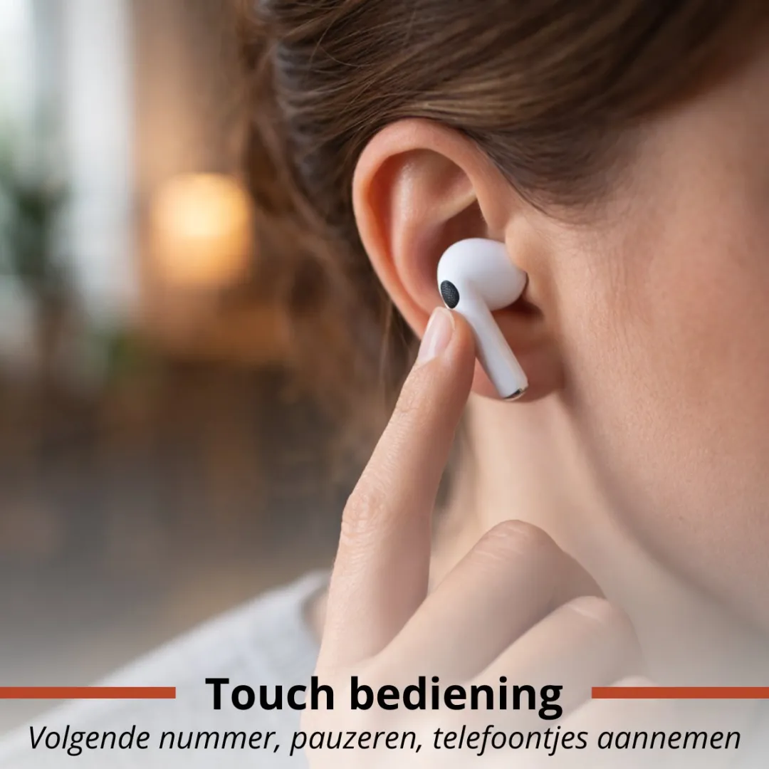 Grundig MEGREL5660/0041 Draadloze Oordopjes - Bluetooth 5.4 Noise Cancelling - Wit - afbeelding 6 van 6