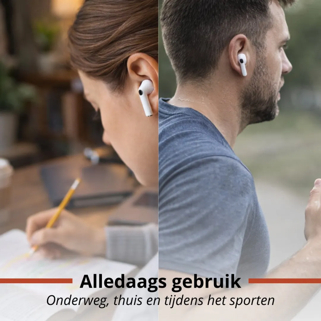 Grundig MEGREL5660/0041 Draadloze Oordopjes - Bluetooth 5.4 Noise Cancelling - Wit