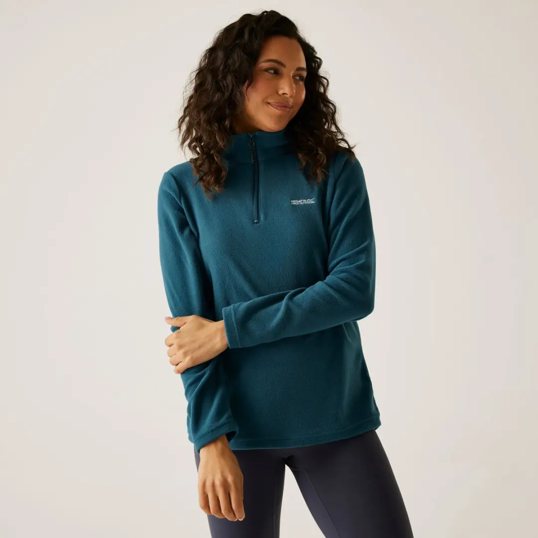 Regatta Sweethart Dames Fleece 1/2 Rits - Blauw - afbeelding 5 van 6