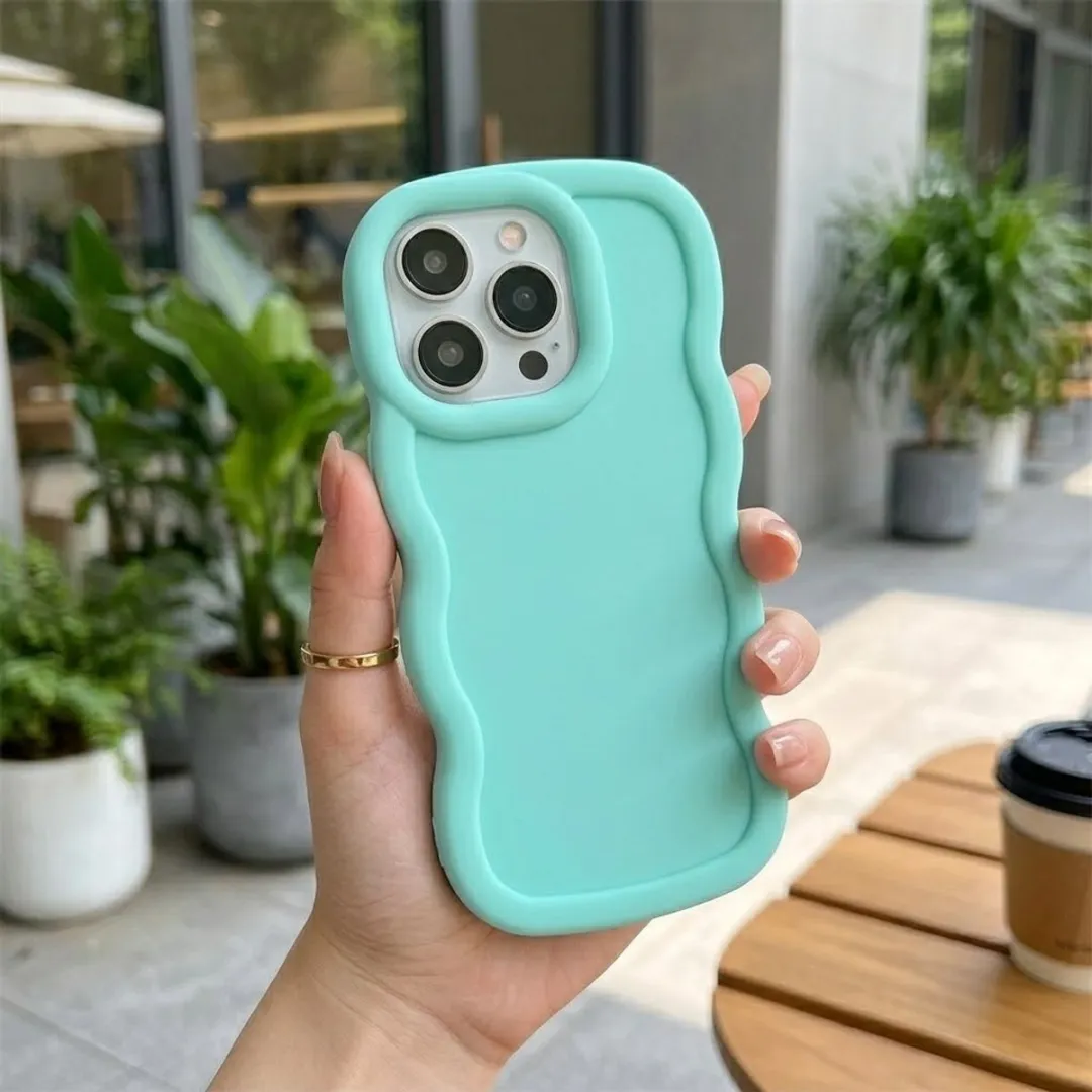 NUVEX iPhone 17 Siliconen Hoesjeset - 6 Stuks - Mintgroen/Zwart/Roz