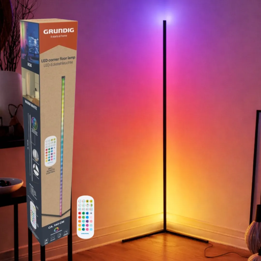 Grundig RGB LED Hoeklamp 140cm