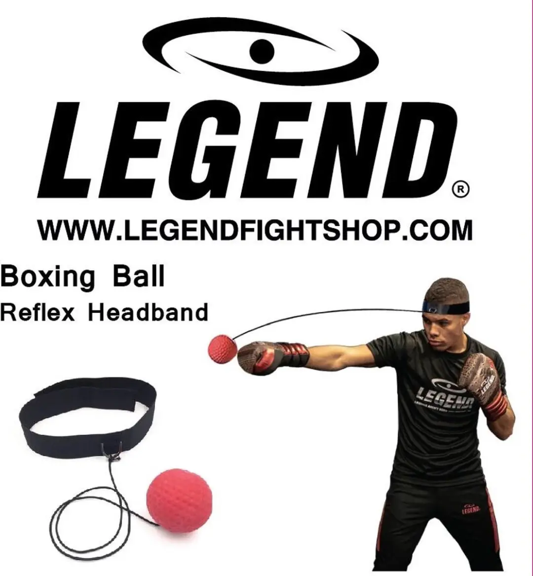 Legend Sports Reflex Headband Zwart/rood