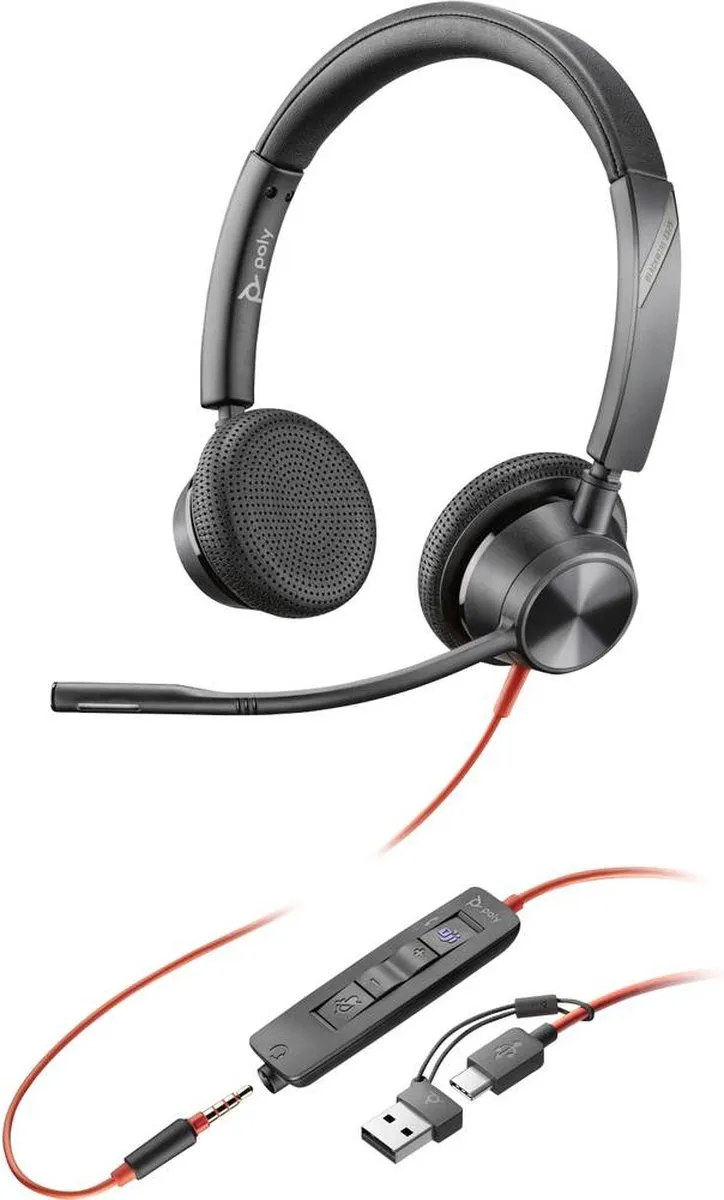 HP Poly Blackwire C3325-M Headset