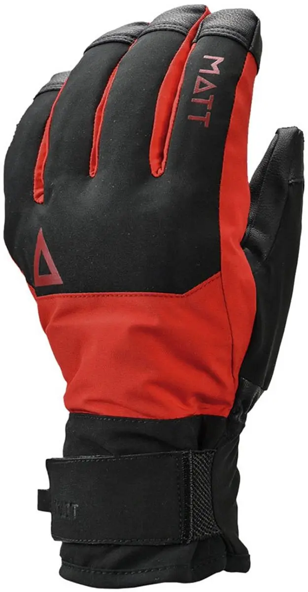 Matt Rob Gore-tex Skihandschoenen - Rood/Zwart - afbeelding 4 van 6