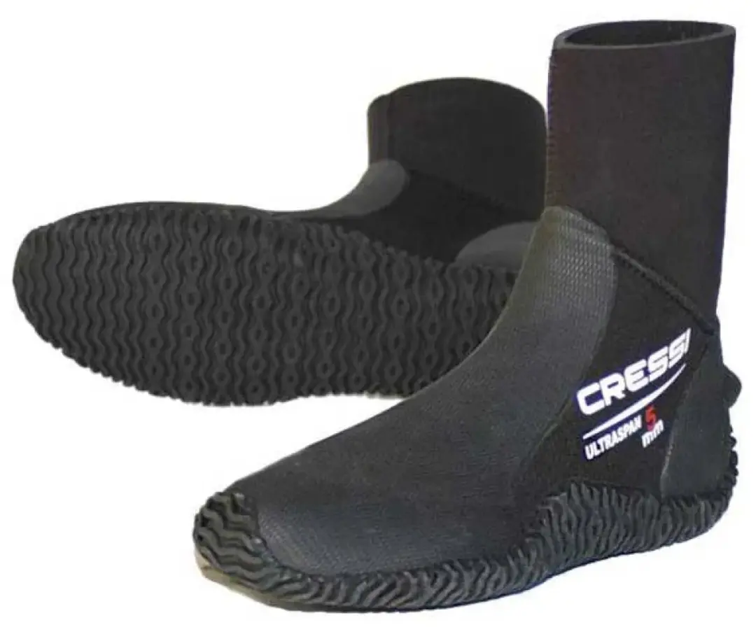 Cressi Ultraspan 5 Mm Duikbooties Zwart EU 44-45