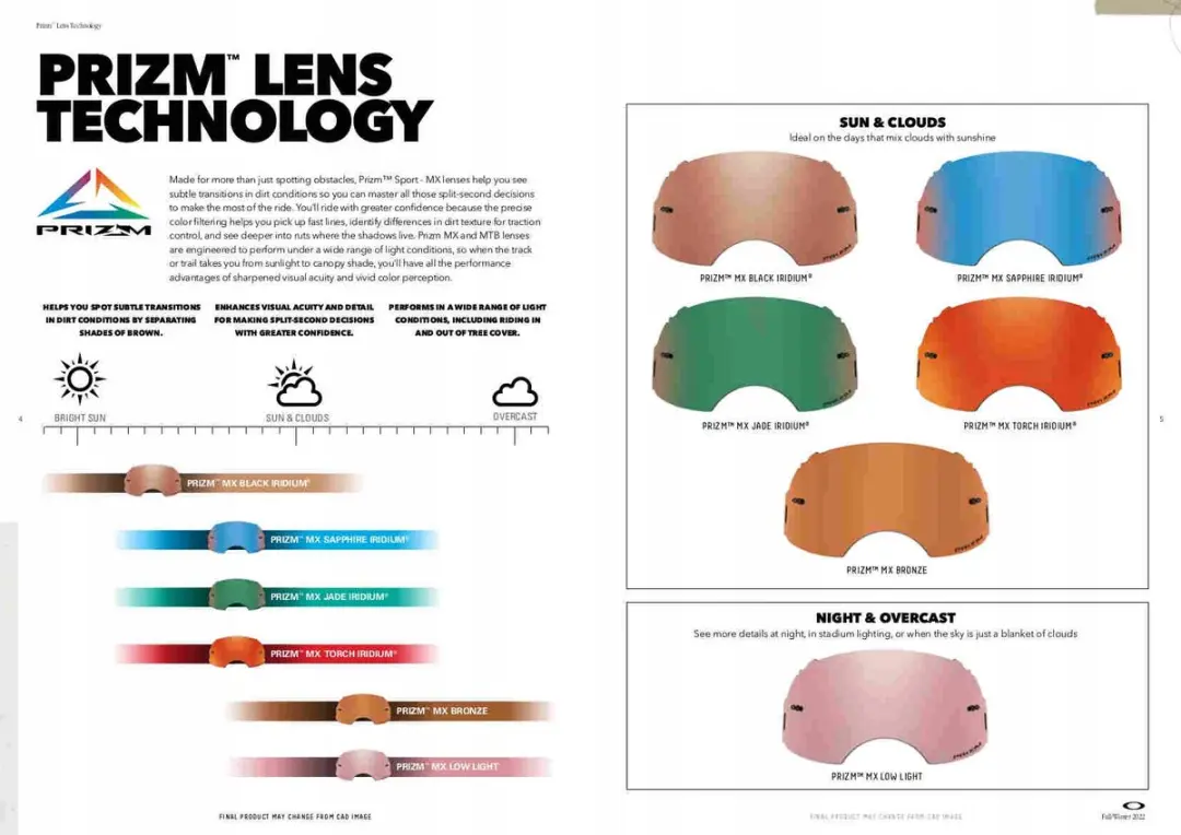Oakley Airbrake Prizm MX Reservescherm 8000877 - Bruin - afbeelding 4 van 6