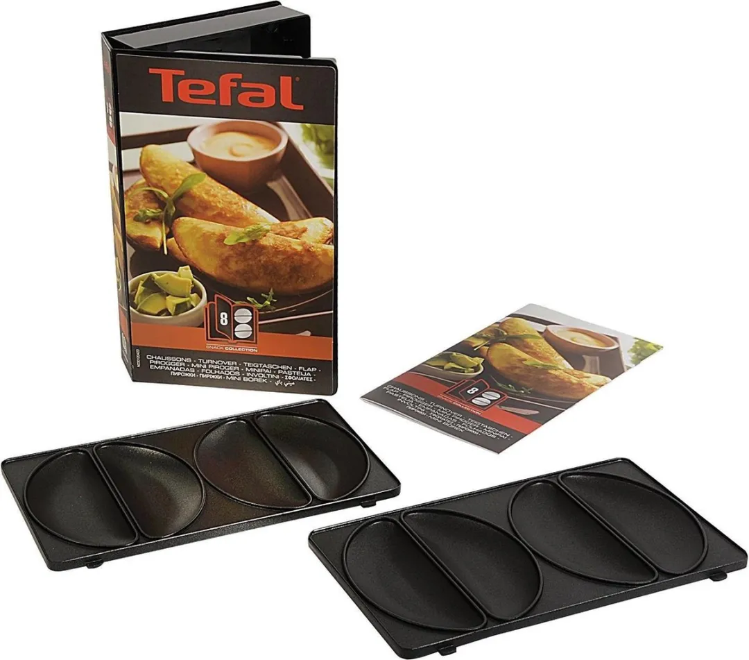 Tefal XA8008 Snack Collection Empanadasplaten - 2 Stuks - Kleurenmix
