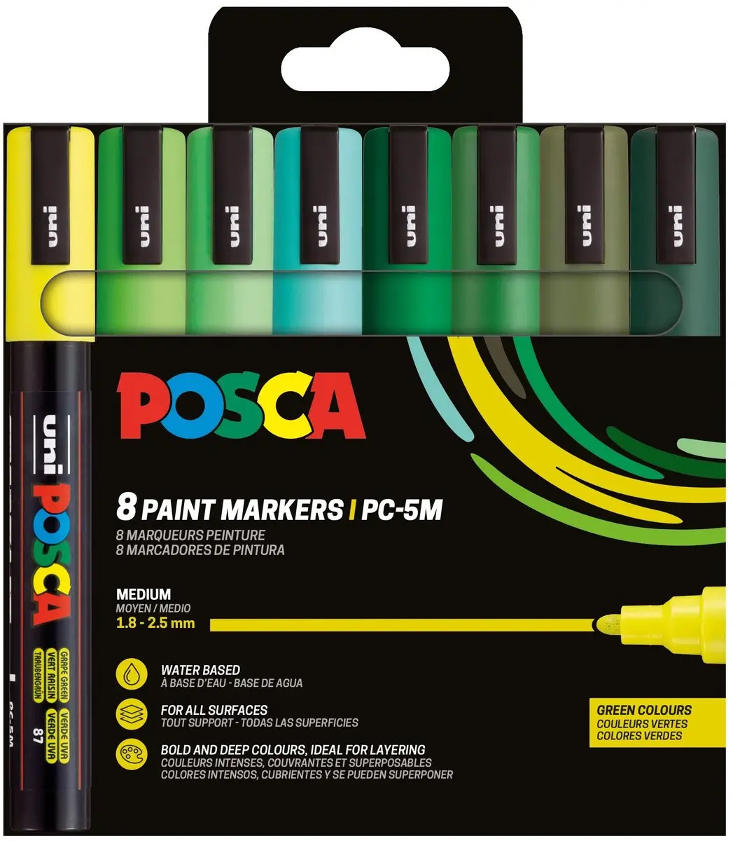 Posca PC-5M Lakmarker Set