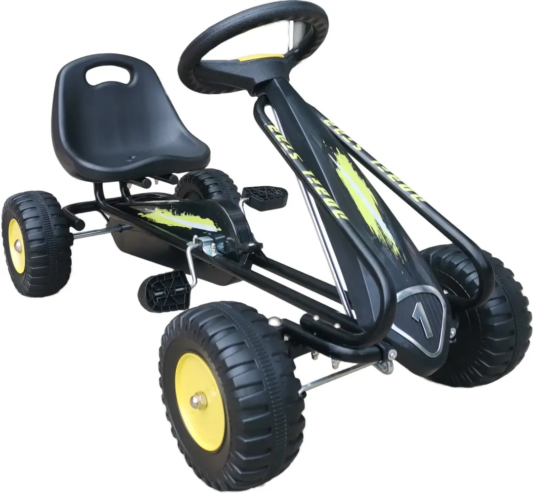 Kids Go-Kart Mini Green Flame