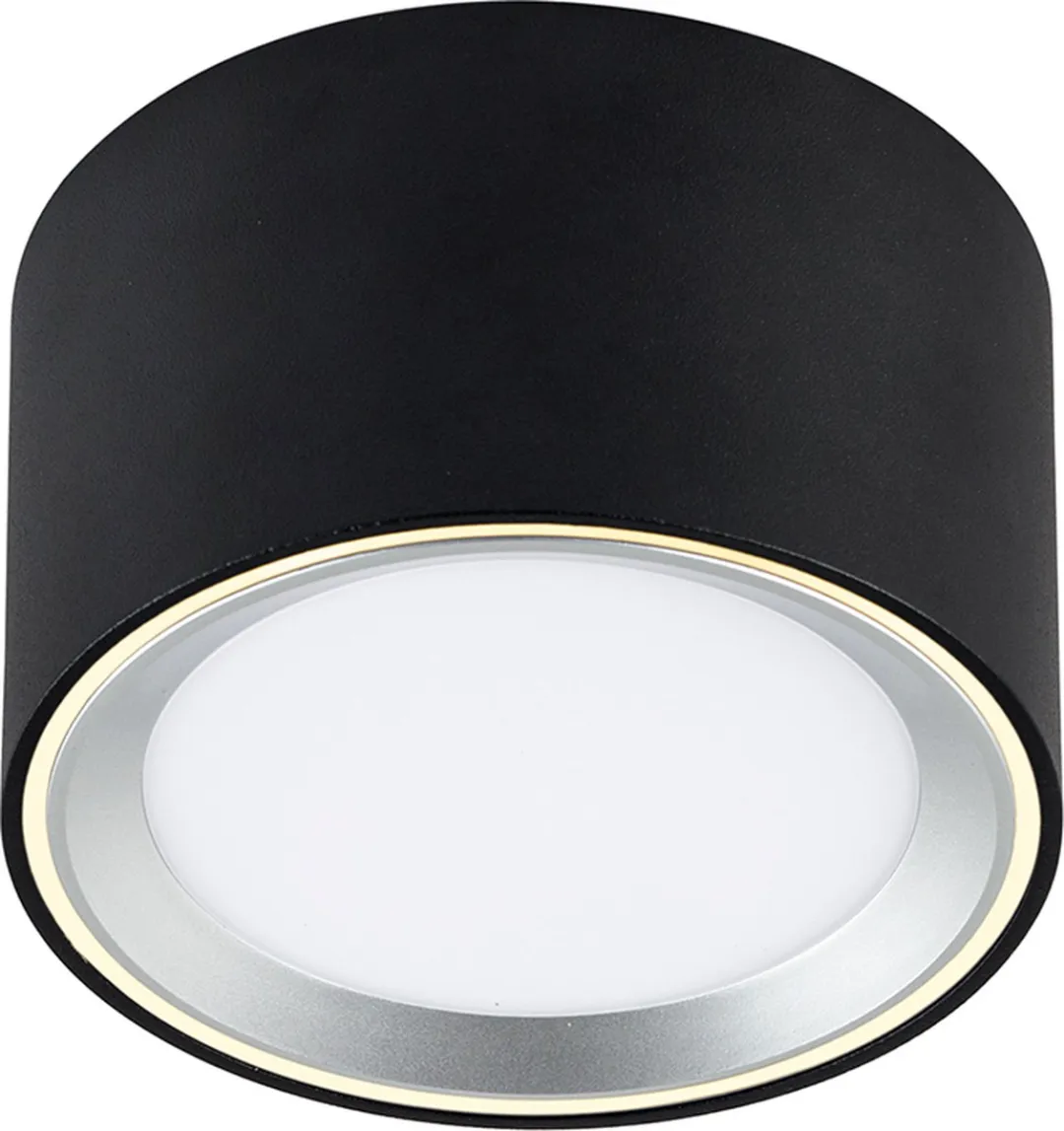 Nordlux Fallon Surface-downlight 3-staps Moodmaker - 6W - Zwart/Staal