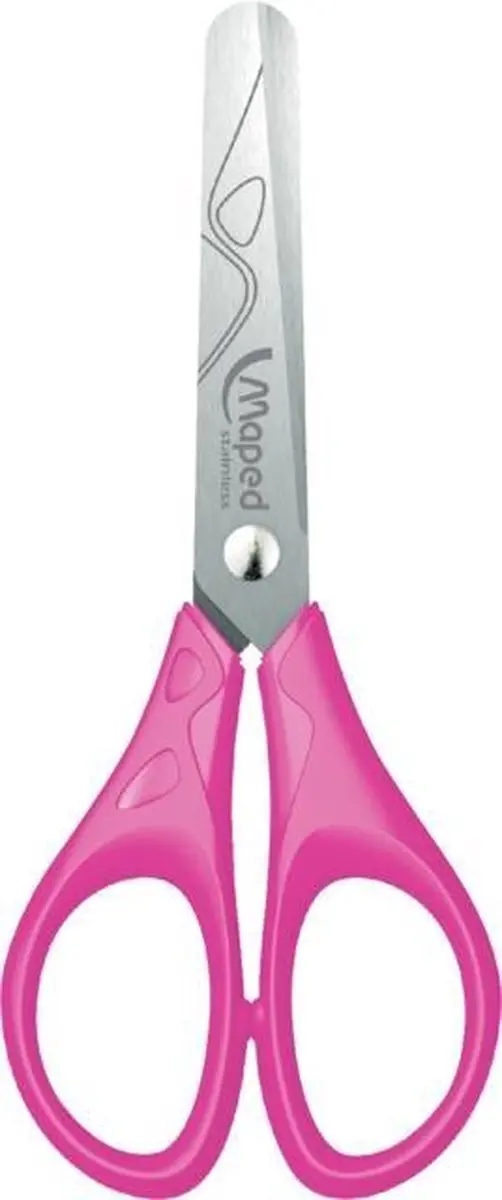 Maped Essentials Schaar 13cm - Assorti Rood, Groen, Blauw - 3 stuks - afbeelding 3 van 3
