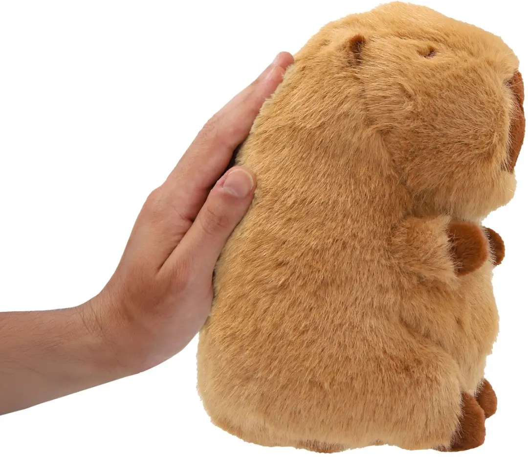 Club Petz Bim Bam Capibara - Interactieve Knuffel - 16cm - Bruin - afbeelding 3 van 6