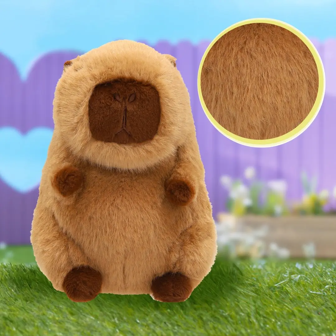 Club Petz Bim Bam Capibara - Interactieve Knuffel - 16cm - Bruin - afbeelding 4 van 6