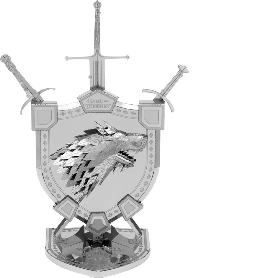 Metal Earth ICONX Game of Thrones House Stark Wapenschild