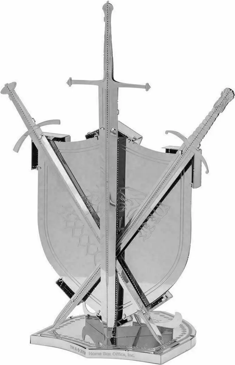 Metal Earth ICONX Game of Thrones House Stark Wapenschild - afbeelding 5 van 6